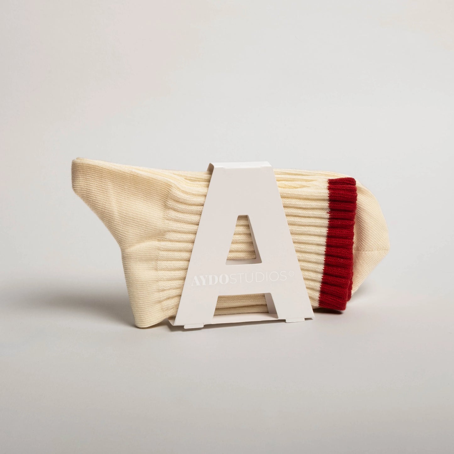 AYDO STUDIOS - Tennis strømper let bomuld / Hey red
