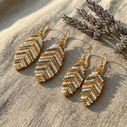 #1140 Blade Flaske/creme/karry/sartrosa/guld