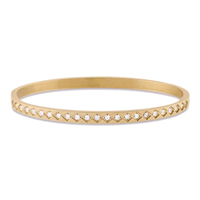 ADELE CPH DENMARK - Bangle med 7 zirkoner / Vandfast
