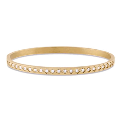 ADELE CPH DENMARK - Bangle med 7 zirkoner / Vandfast