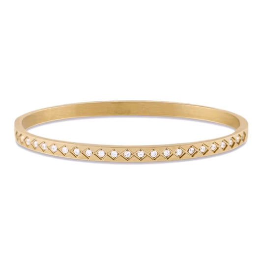 ADELE CPH DENMARK - Bangle med 7 zirkoner / Vandfast