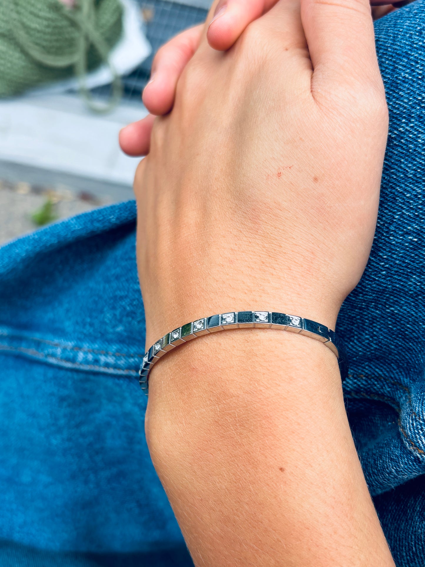ADELE CPH DENMARK - Bangle med zirkoner / Vandfast