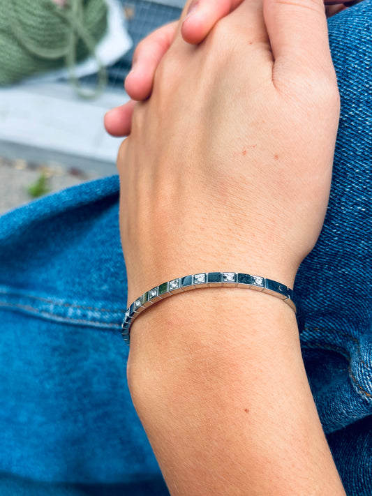 ADELE CPH DENMARK - Bangle med zirkoner / Vandfast