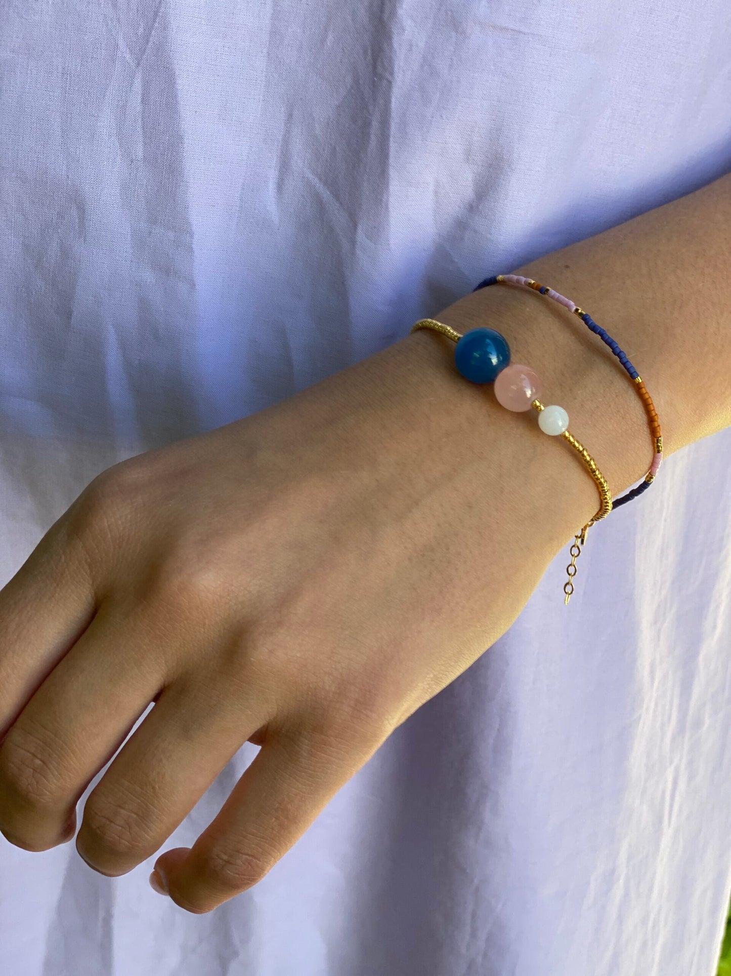 #263 Ditte 6 Armbånd Jade