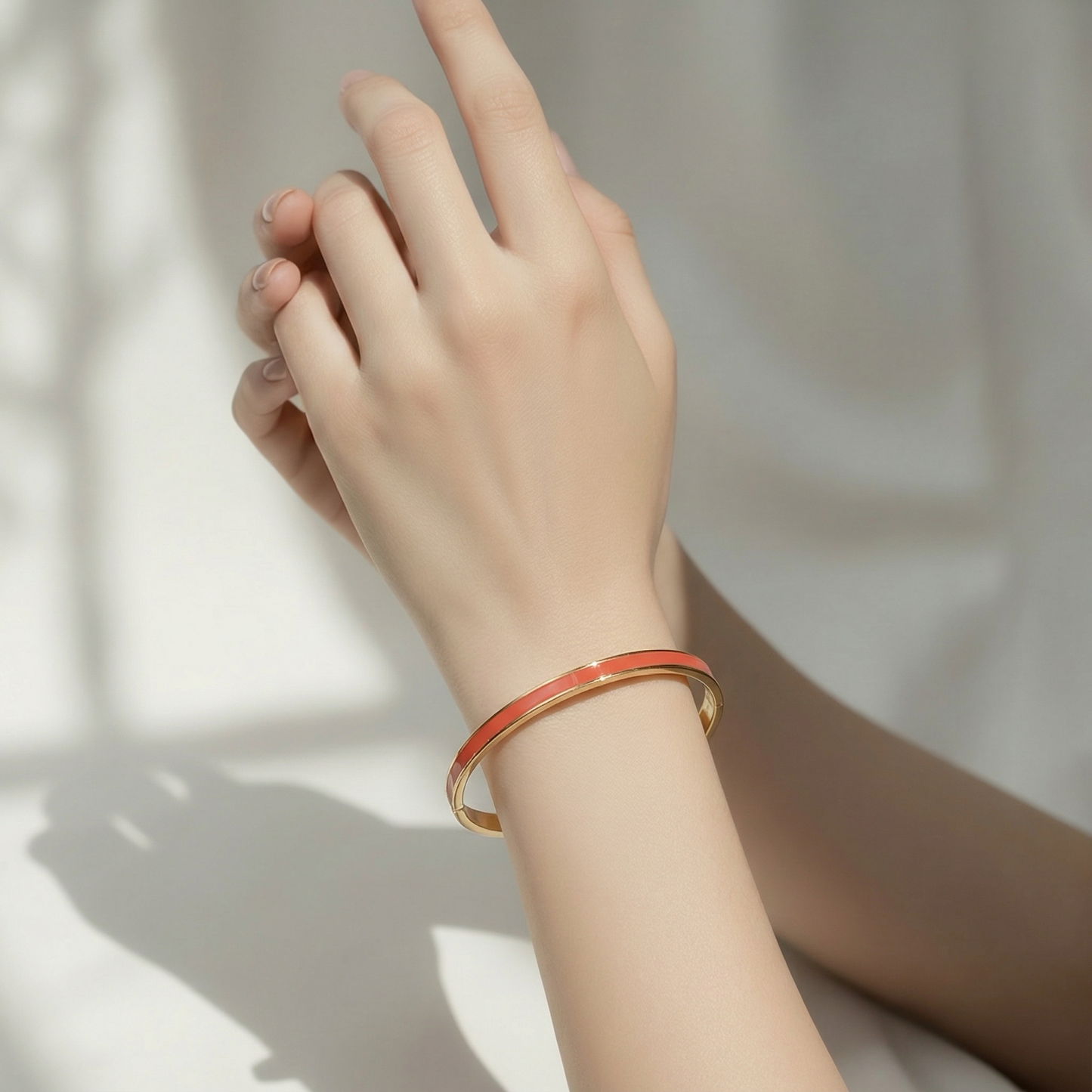 ADELE CPH DENMARK - Dora Armbånd Varm melon / Vandfast