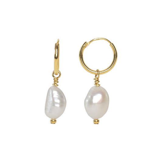 #336 Øreringe Ferskvandsperler 1 stk.