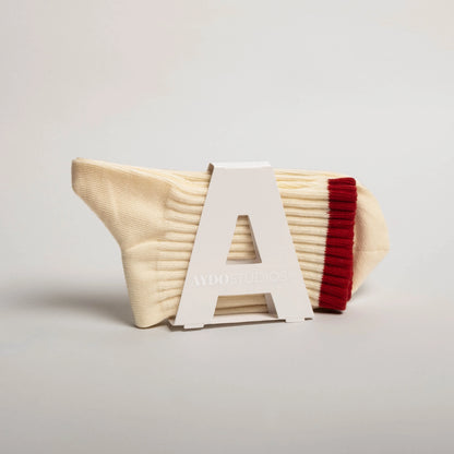 AYDO STUDIOS - Tennis strømper let bomuld / Hey red