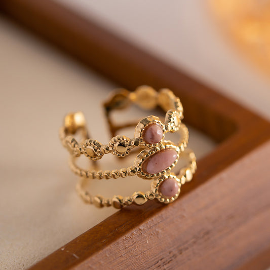 ADELE CPH DENMARK - Fransk Vintagestil 3-i-en ring. Vandfast