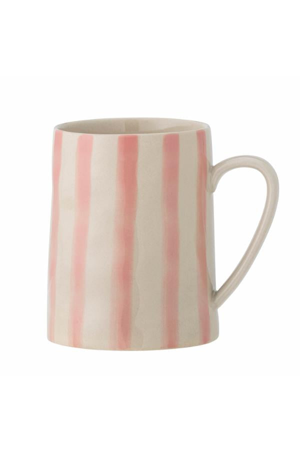 Begonia Krus, Hvid og Rosa Stentøj