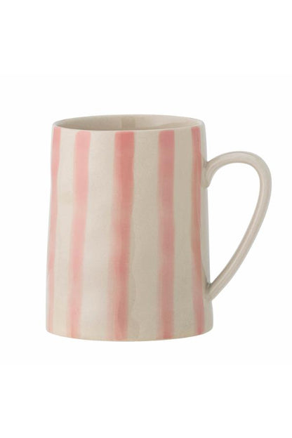Begonia Krus, Hvid og Rosa Stentøj